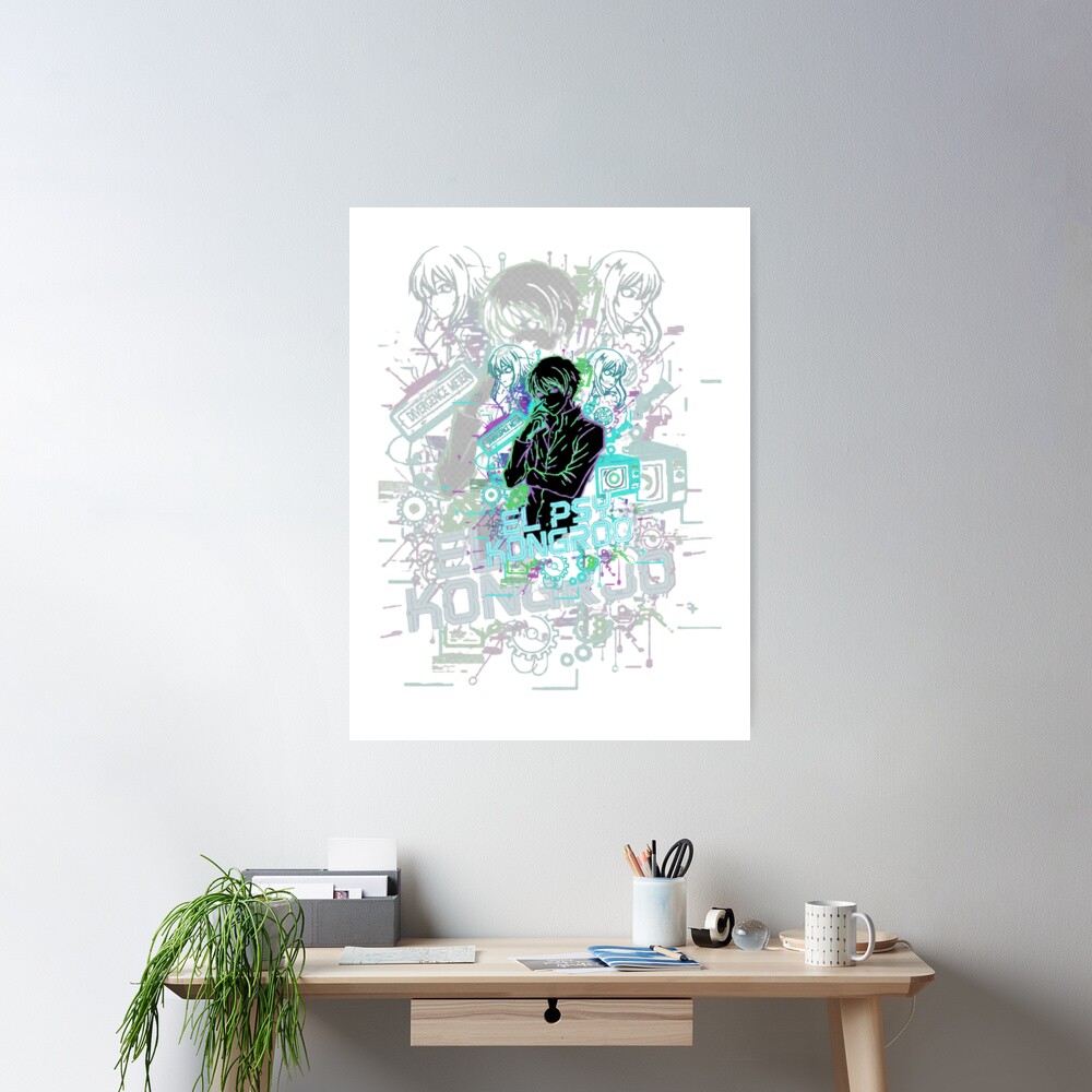 Steins;Gate Cyberpunk Glitch Poster - Image 2