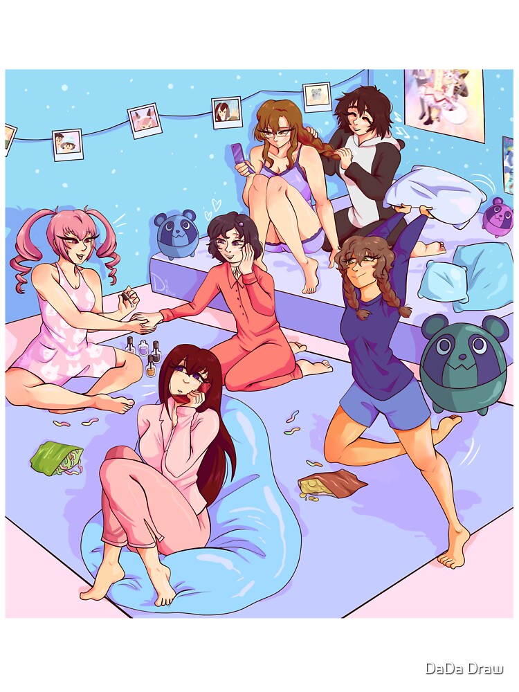 Steins;Gate Sleepover Throw Pillow - Image 2