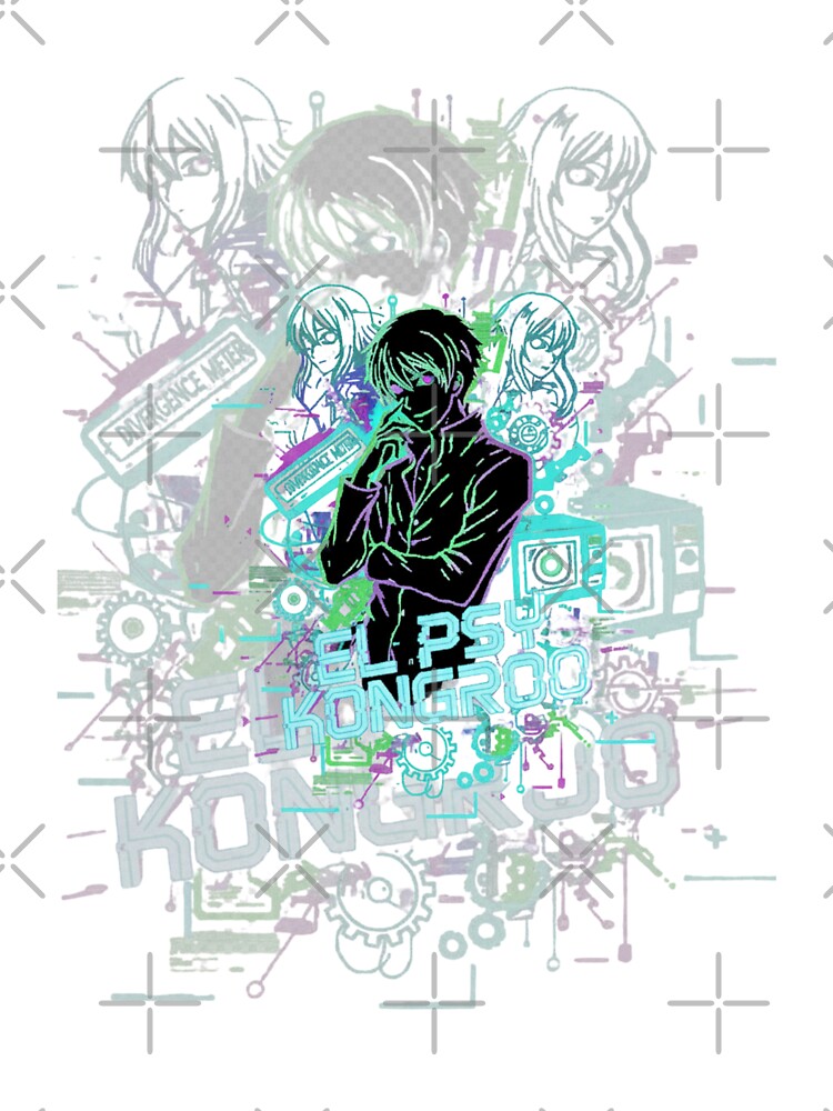 Steins;Gate Cyberpunk Glitch Throw Pillow - Image 2