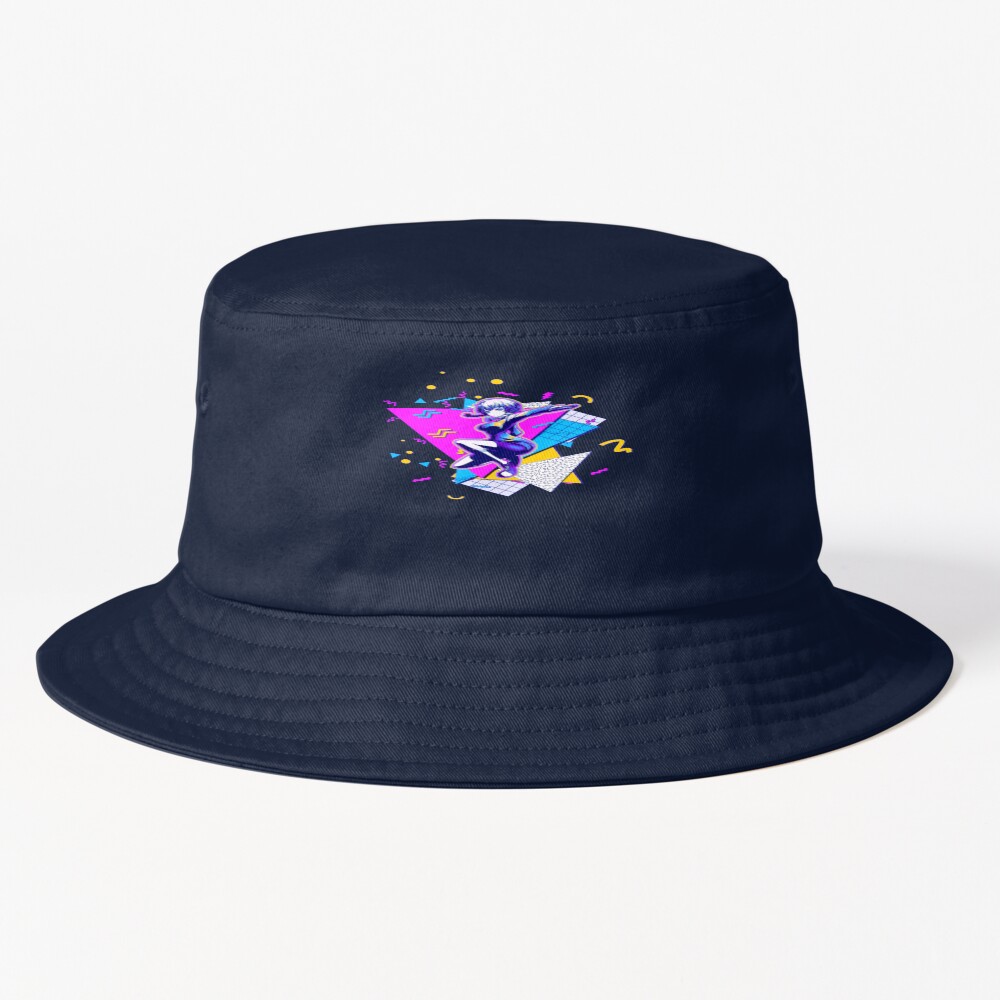 Suzuha Steins;Gate 90s Design Bucket Hat