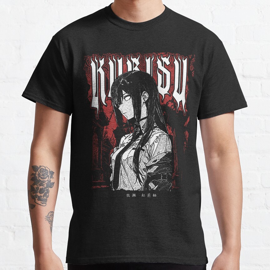 Steins;Gate Makise Kurisu Heavy Metal T-shirt