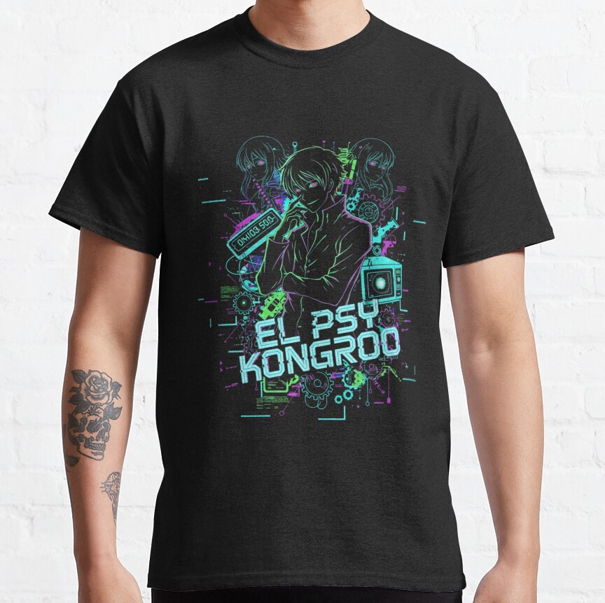 Steins;Gate Cyberpunk Glitch T-shirt