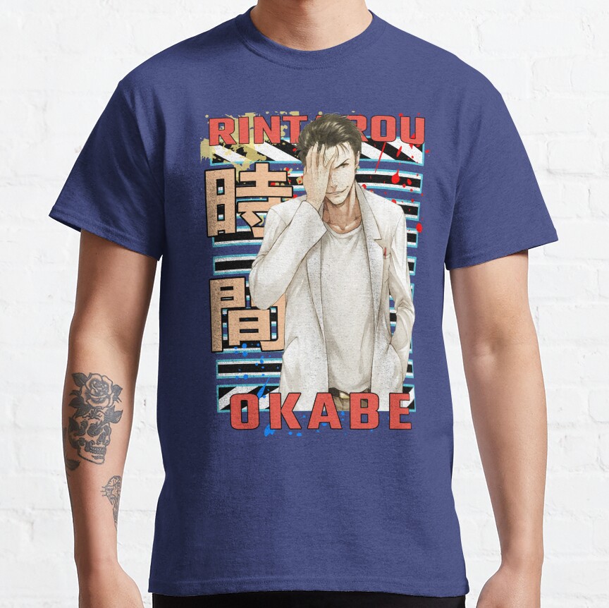 Steins;Gate Rintarou Okabe T-shirt - Image 4