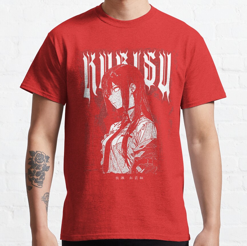 Steins;Gate Makise Kurisu Heavy Metal T-shirt - Image 4