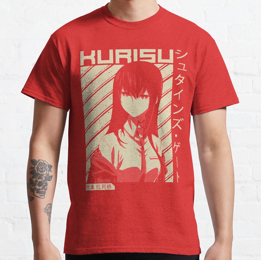 Steins;Gate 0 Makise Kurisu Anime T-shirt - Image 4