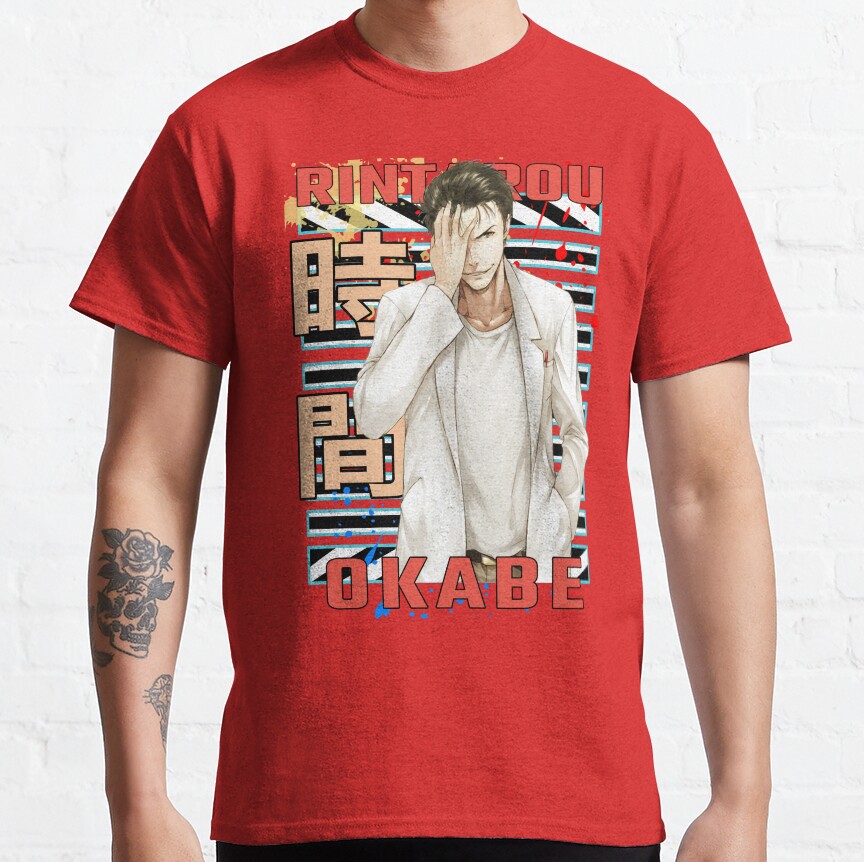 Steins;Gate Rintarou Okabe T-shirt - Image 5