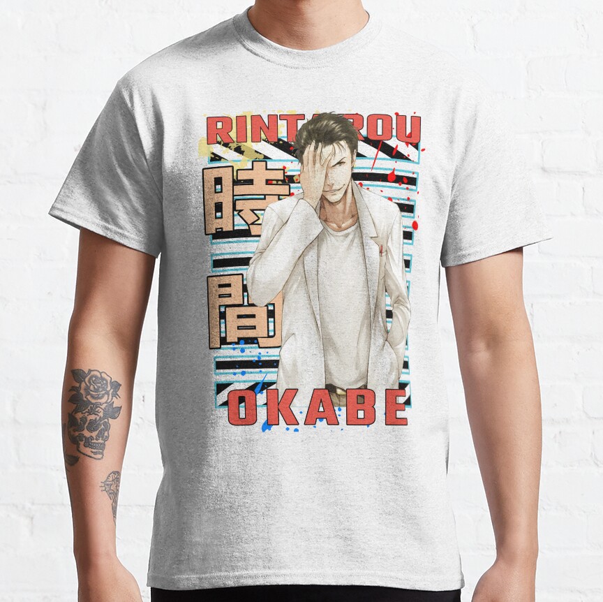 Steins;Gate Rintarou Okabe T-shirt - Image 2