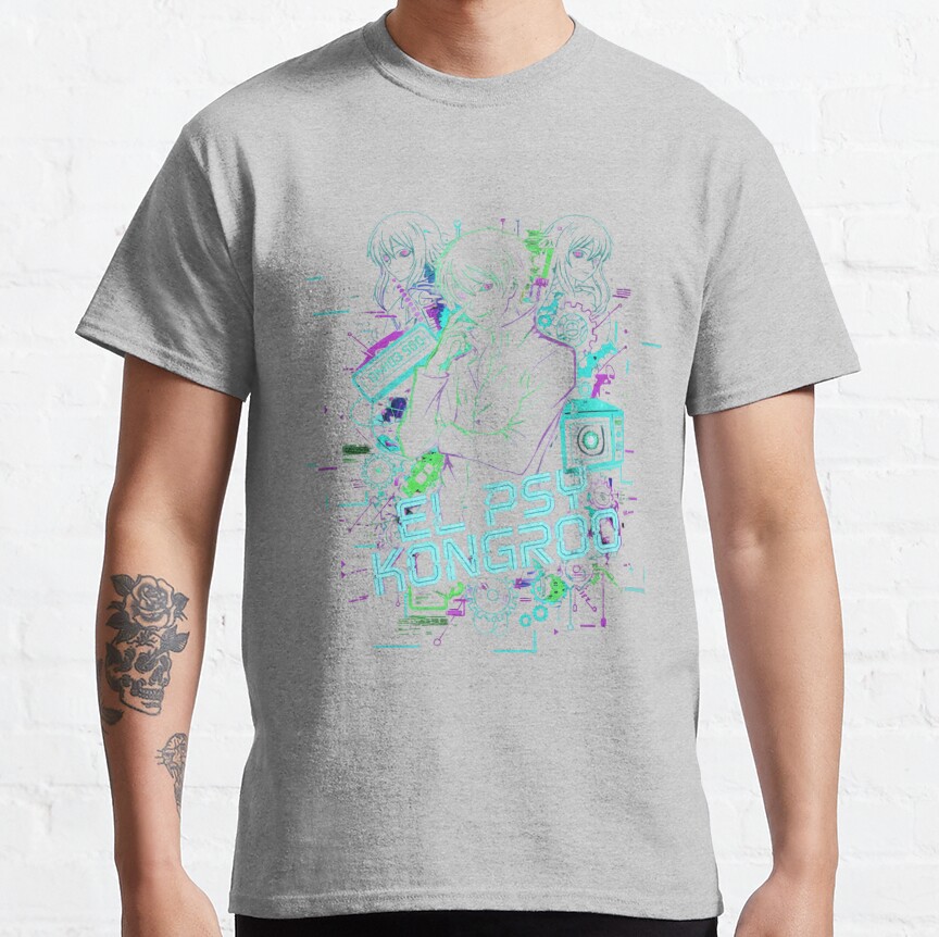 Steins;Gate Cyberpunk Glitch T-shirt - Image 3