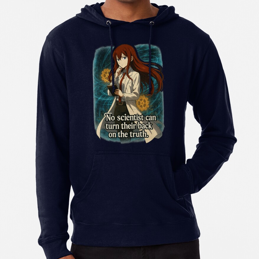 Kurisu Makise Quote From Steins;Gate Hoodie - Image 5