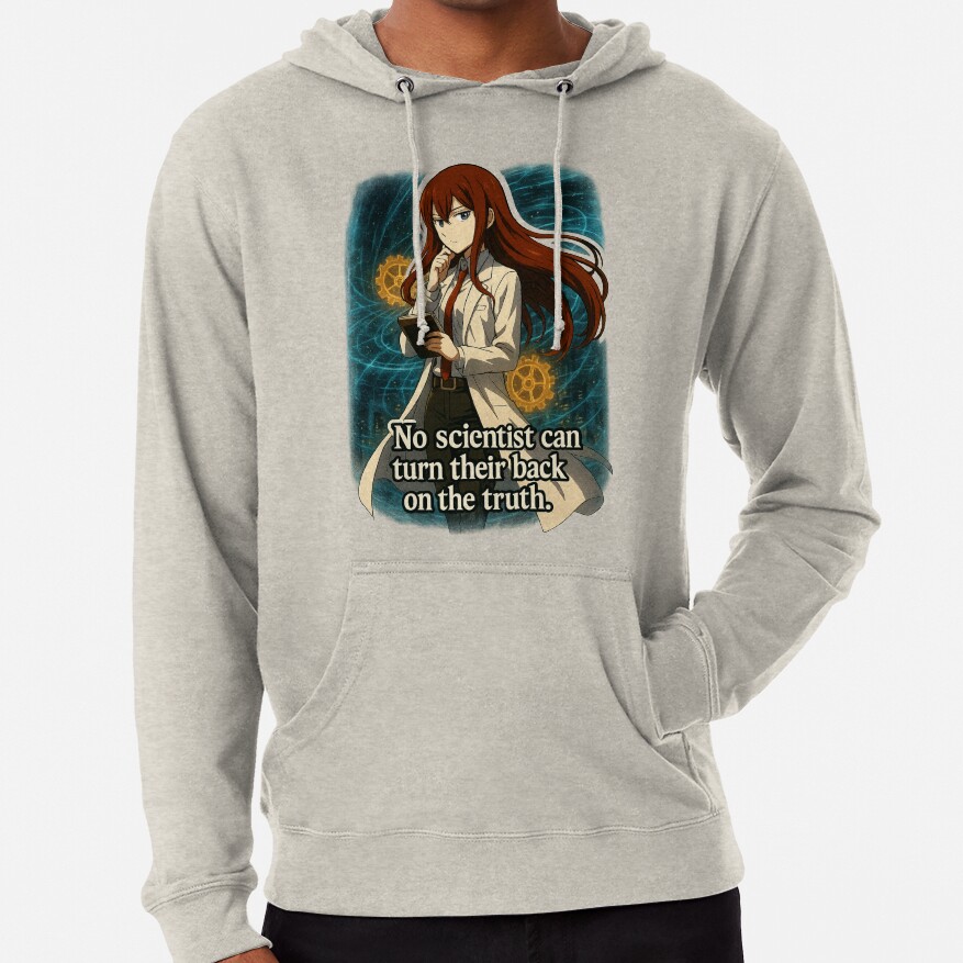 Kurisu Makise Quote From Steins;Gate Hoodie - Image 3