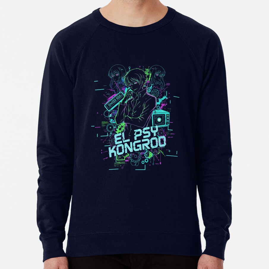 Steins;Gate Cyberpunk Glitch Sweatshirt - Image 5