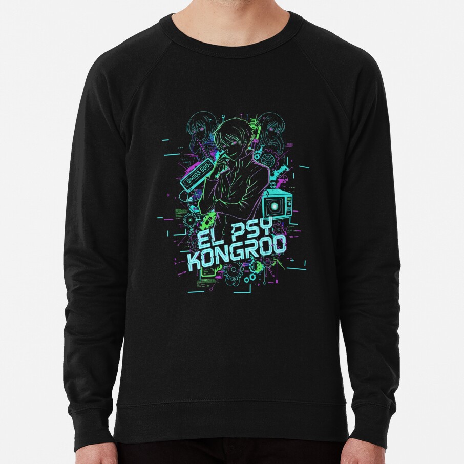 Steins;Gate Cyberpunk Glitch Sweatshirt