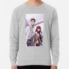 ssrcolightweight sweatshirtmensheather greyfrontsquare productx1000 bgf8f8f8 1 - Steins;Gate Merch