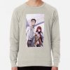 ssrcolightweight sweatshirtmensoatmeal heatherfrontsquare productx1000 bgf8f8f8 1 - Steins;Gate Merch