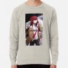 ssrcolightweight sweatshirtmensoatmeal heatherfrontsquare productx1000 bgf8f8f8 13 - Steins;Gate Merch