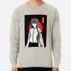 ssrcolightweight sweatshirtmensoatmeal heatherfrontsquare productx1000 bgf8f8f8 22 - Steins;Gate Merch