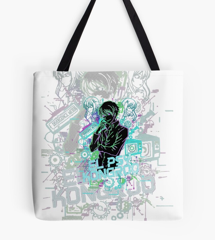 Steins;Gate Cyberpunk Glitch Tote Bag