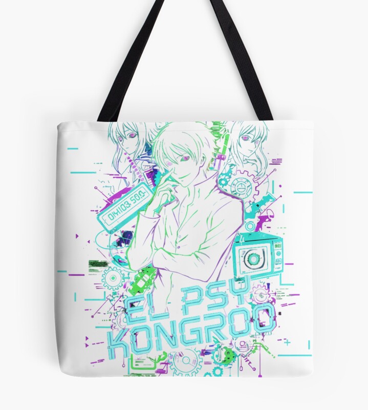 Steins;Gate Cyberpunk Glitch Tote Bag