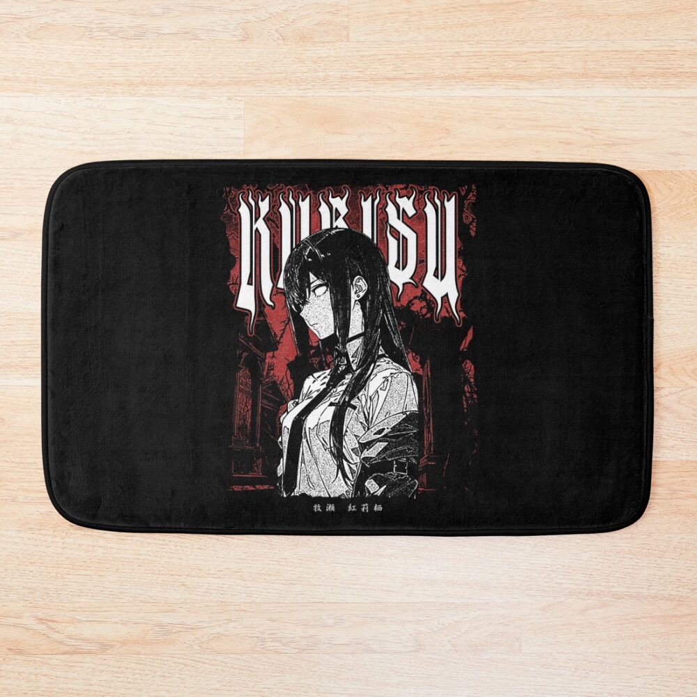 Steins;Gate Makise Kurisu Heavy Metal Bath Mat