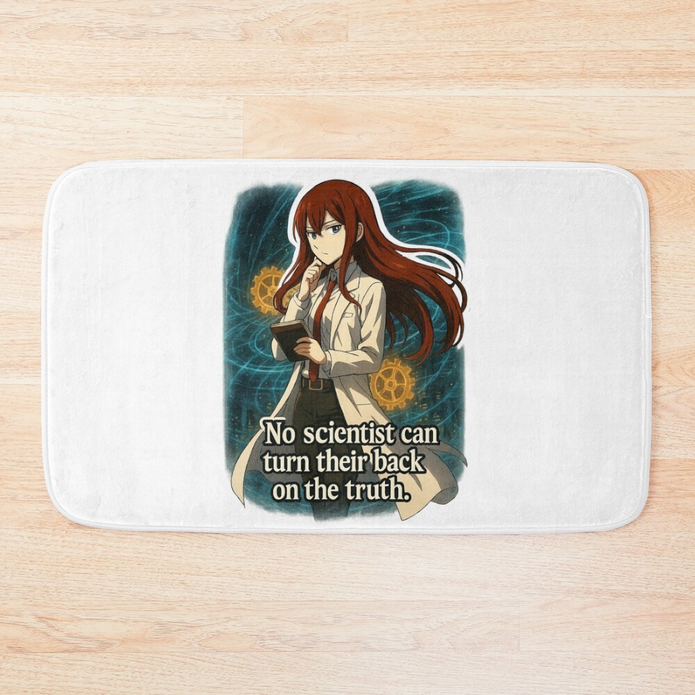 Kurisu Makise From Steins;Gate Bath Mat