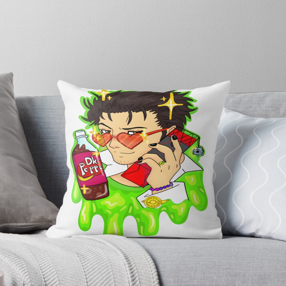 Okabe Rintaro Steins;Gate Glamour Throw Pillow