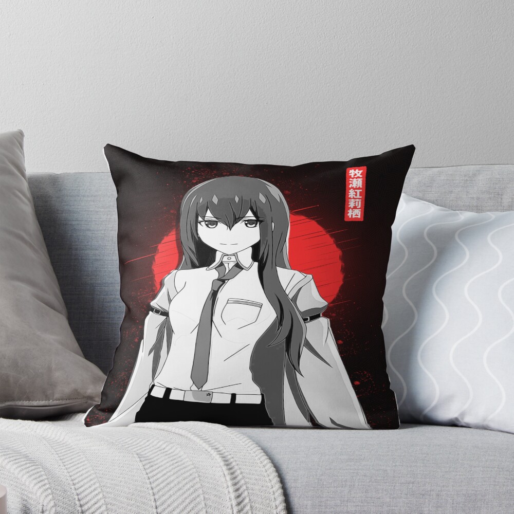 Kurisu Steinsgate Throw Pillow
