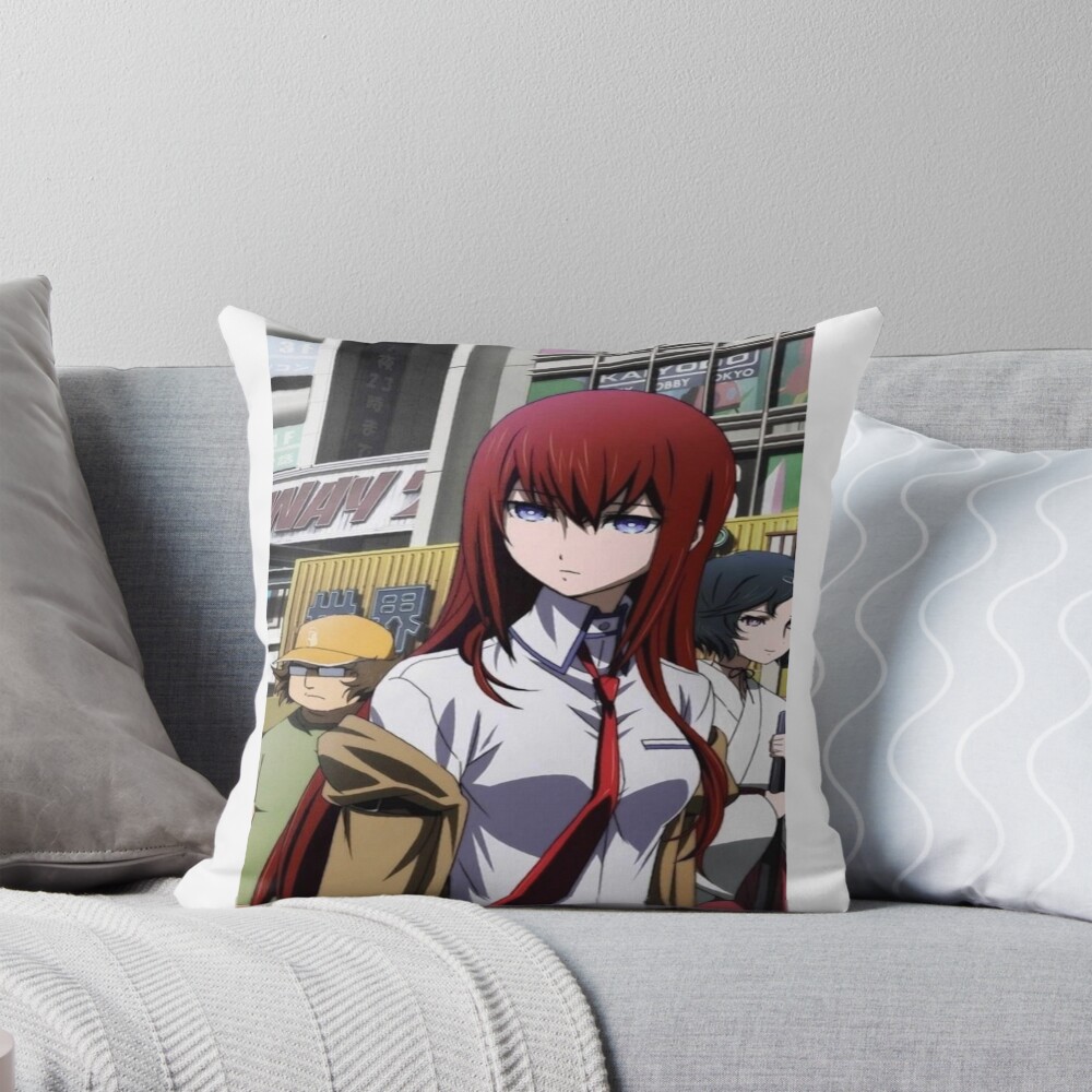 Steins;Gate 6 Throw Pillow